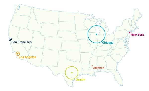 US map