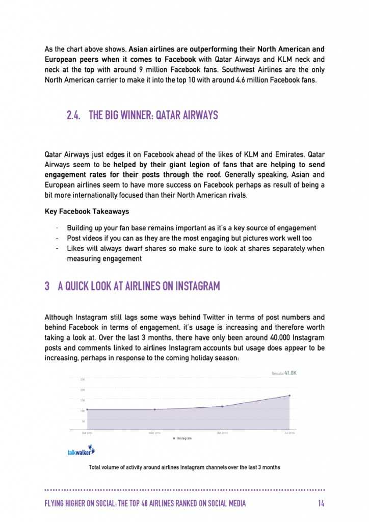 Talkwalker：2015年全球40大航空公司社交媒体分析_000015