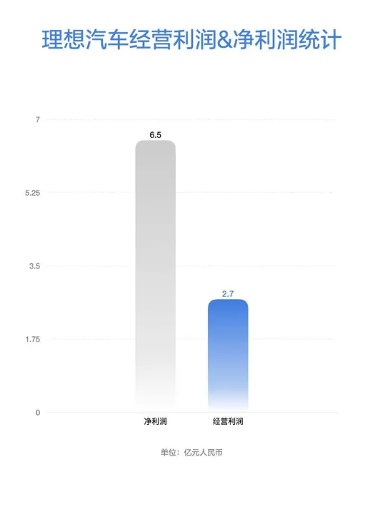 新势力车企第一！理想汽车2025年第一季度营收259亿元